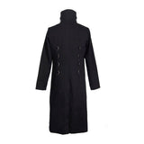 Mens Gothic Coat Stand Collar Punk Rock Coat Windbreaker - Alternative Gothic Dark Wear | Embrace Dark Aesthetic Men & Women Gothic Clothing