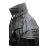 Men Lambskin Gothic Leather Coat Rock Style Goth SteampunkJacket - Alternative Gothic Dark Wear | Embrace Dark Aesthetic Men & Women Gothic Clothing