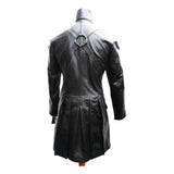 Mens Gothic Steampunk Lambskin Jacket Goth Black Leather Jacket - Alternative Gothic Dark Wear | Embrace Dark Aesthetic Men & Women Gothic Clothing