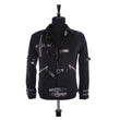 Mens Michael Jackson Fashion Jackets Punk Bad Black Gothic Fashion Jacket - Alternative Gothic Dark Wear | Embrace Dark Aesthetic Men & Women Gothic Clothing