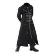 Handmade HELLRAISER Gothic Coat Punk Pinhead VAMPIRE Chrome Coat Long Gothic Coat