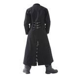 Handmade HELLRAISER Gothic Coat Punk Pinhead VAMPIRE Chrome Coat Long Gothic Coat