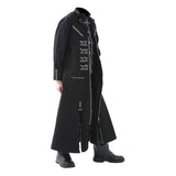 Handmade HELLRAISER Gothic Coat Punk Pinhead VAMPIRE Chrome Coat Long Gothic Coat