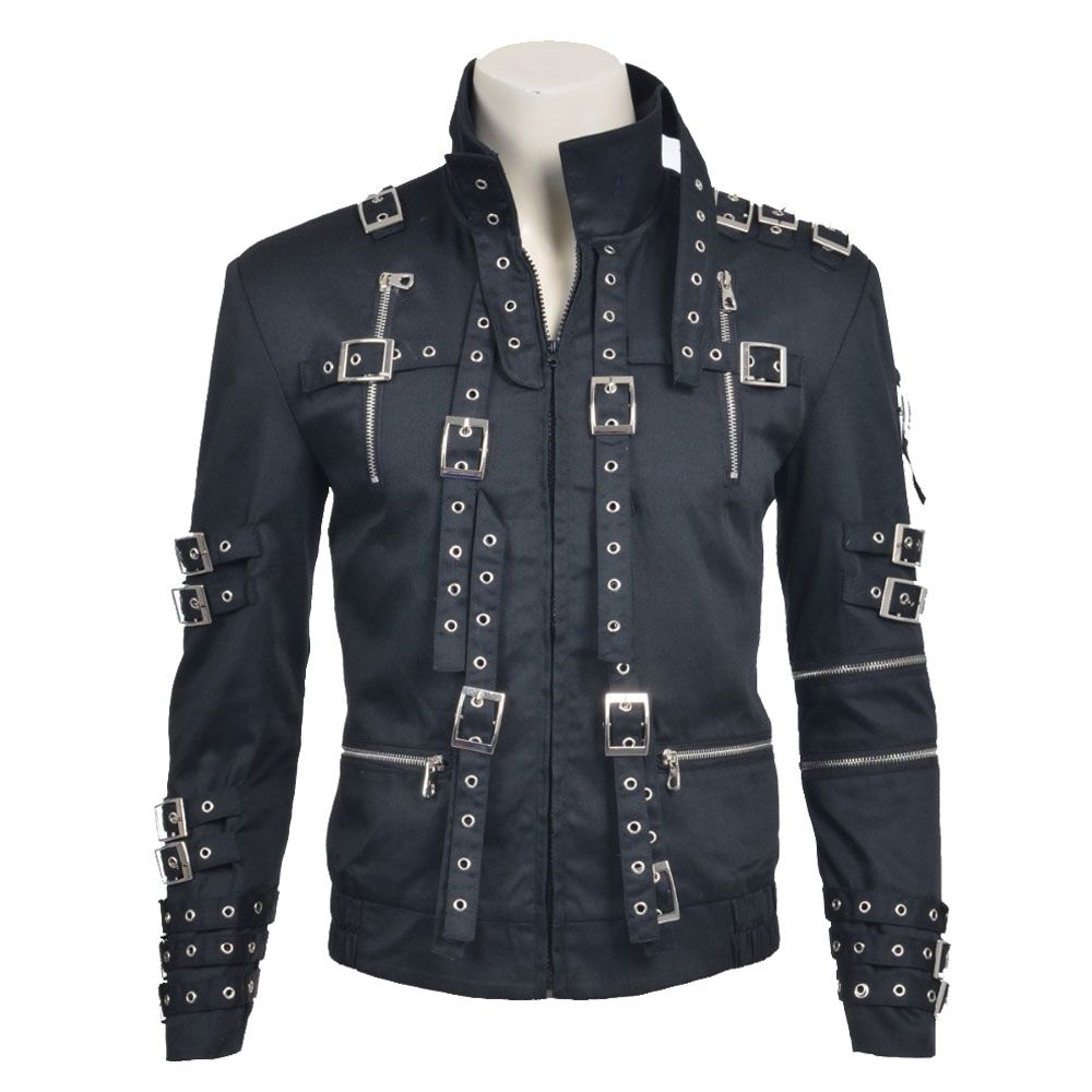 Men Black Mj Jacket Cosplay Costume Michael Jackson Jacket - Alternative Gothic Dark Wear | Embrace Dark Aesthetic Men & Women Gothic Clothing