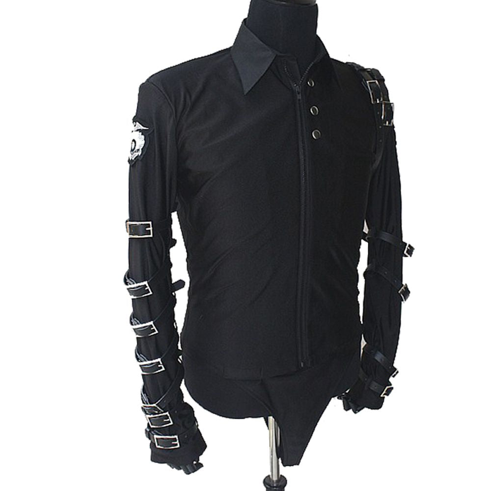 MJ Rare Punk Rock Show Jacket Gothic Michael Jackson costume Jacket - Alternative Gothic Dark Wear | Embrace Dark Aesthetic Men & Women Gothic Clothing