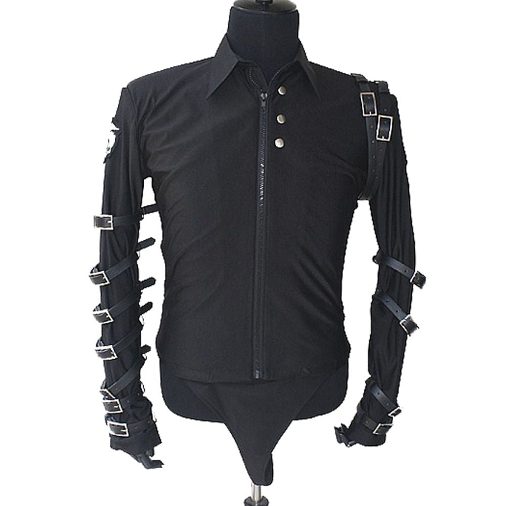 MJ Rare Punk Rock Show Jacket Gothic Michael Jackson costume Jacket - Alternative Gothic Dark Wear | Embrace Dark Aesthetic Men & Women Gothic Clothing