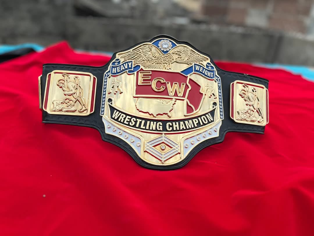 ECW World Heavyweight Championship Title Belt –  Made Replica by CARTLIX SHOP