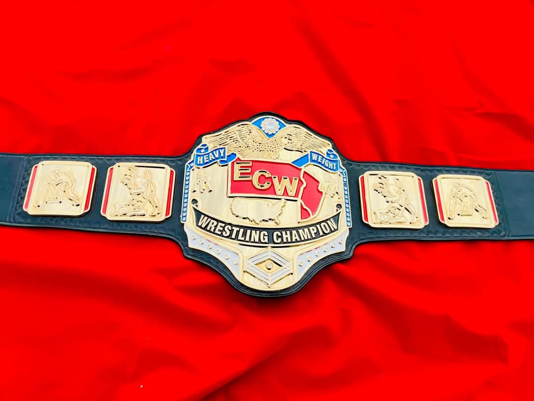 ECW World Heavyweight Championship Title Belt –  Made Replica by CARTLIX SHOP
