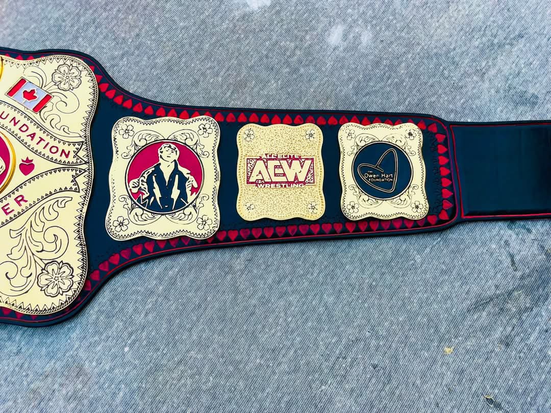 Owen Hart Foundation Cup Championship Belt –  Made Replica by CARTLIX SHOP