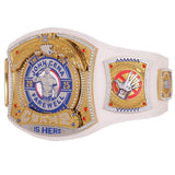 John Cena Autographed Elimination Chamber 2025 Spinner Replica Title Belt with Inscription