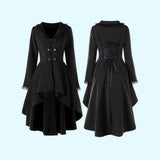 Women Plus Size Winter Coats Retro Vintage Tunic Blazer Jackets Renaissance Medieval Coat Cosplay Costume - Alternative Gothic Dark Wear | Embrace Dark Aesthetic Men & Women Gothic Clothing