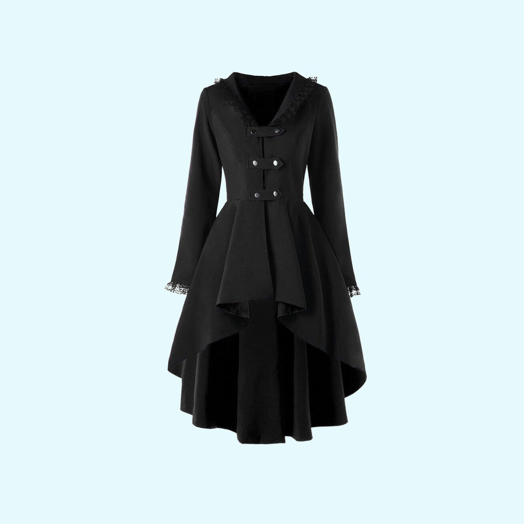 Women Plus Size Winter Coats Retro Vintage Tunic Blazer Jackets Renaissance Medieval Coat Cosplay Costume - Alternative Gothic Dark Wear | Embrace Dark Aesthetic Men & Women Gothic Clothing