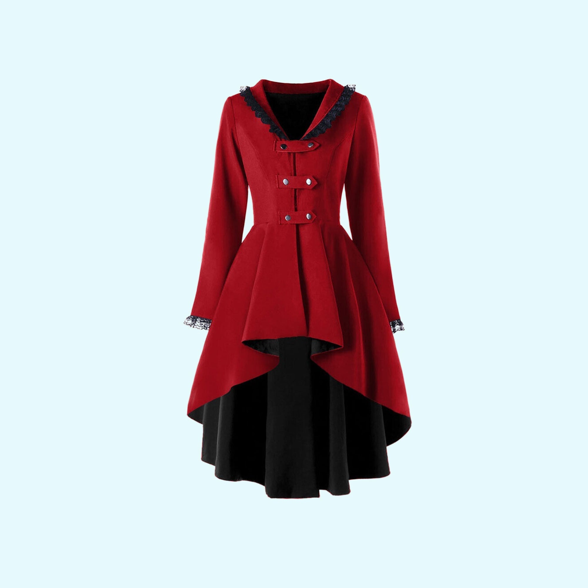 Women Plus Size Winter Coats Retro Vintage Tunic Blazer Jackets Renaissance Medieval Coat Cosplay Costume - Alternative Gothic Dark Wear | Embrace Dark Aesthetic Men & Women Gothic Clothing