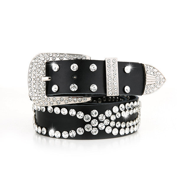 Belt Buckle Rivet Mid-heel Martin Boots