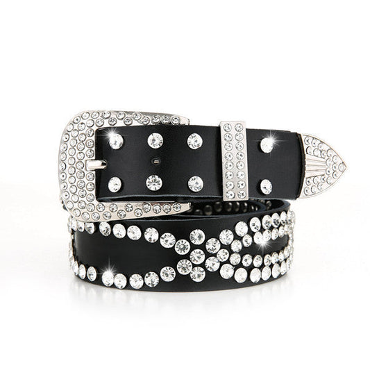 Belt Buckle Rivet Mid-heel Martin Boots