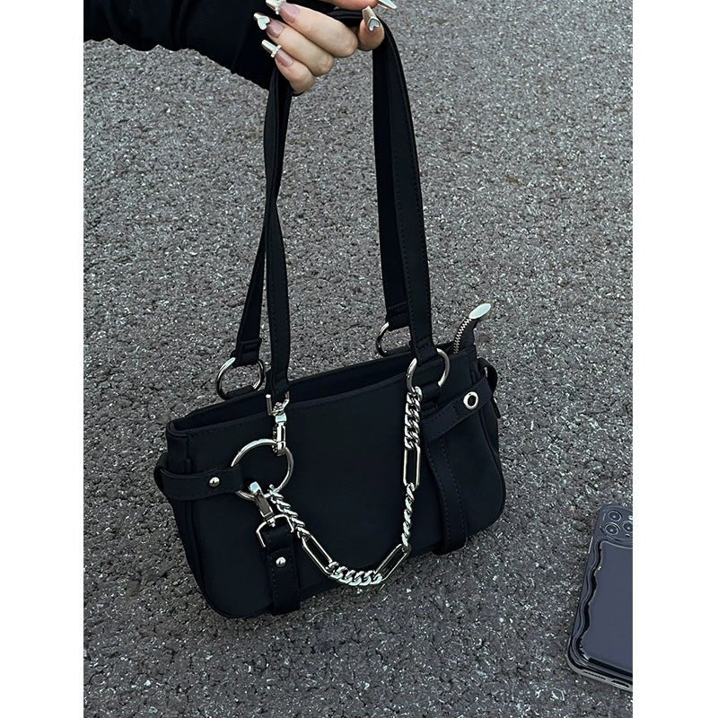 Small New Spice Girl Chain Crossbody Handbag Female - Alternative Gothic Dark Wear | Embrace Dark Aesthetic Men & Women Gothic Clothing