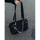 Small New Spice Girl Chain Crossbody Handbag Female - Alternative Gothic Dark Wear | Embrace Dark Aesthetic Men & Women Gothic Clothing