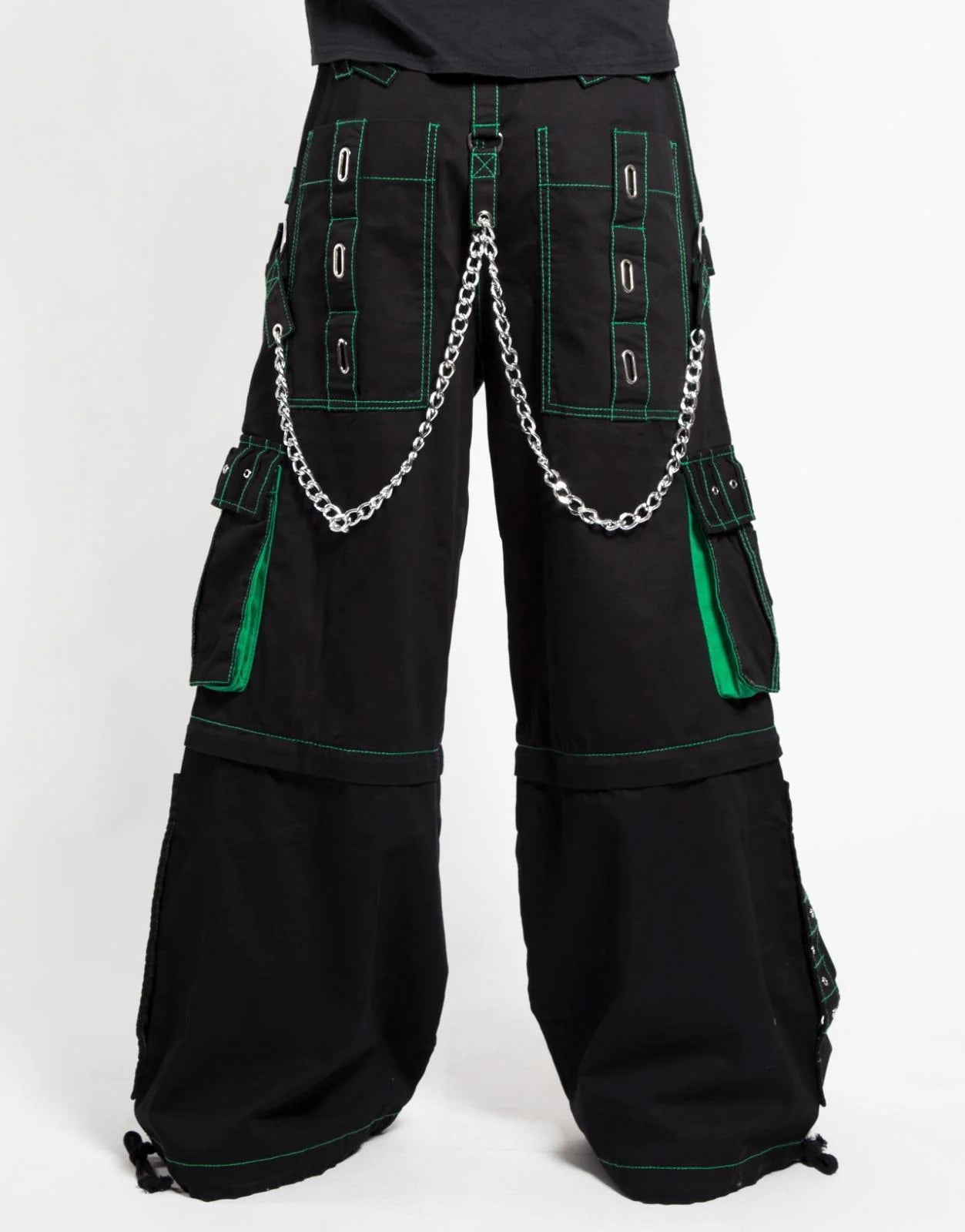 Men Gothic Bondage Pants | Alternative Punk Rock Emo Trouser | Electro Pant