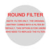 Round filter