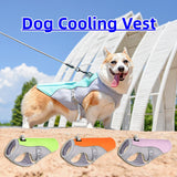 Summer Pet Dog Cooling Vest Heat Resistant Cool Dogs Clothes Breathable Sun-proof Clothing For Small Large Dogs Outdoor Walking
