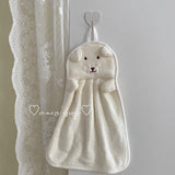 Towels Can Hang Coral Fleece Absorbent Towels To Wipe Face Bathroom Children