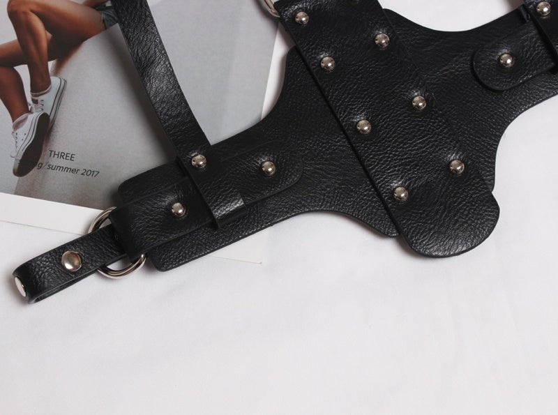 Punk Harajuku Harness Waistband Belt Jewelry - Alternative Gothic Dark Wear | Embrace Dark Aesthetic Men & Women Gothic Clothing
