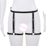 Bondage Bdsm Harness Woman Erotic Lingerie Harness Set - Alternative Gothic Dark Wear | Embrace Dark Aesthetic Men & Women Gothic Clothing