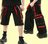 Gothic Alternative Baggy Pant | Punk Men 2-in-1 Transformer Bondage Trouser