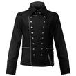 Men Gothic Military Officer Band Coat | Gothic Formalwear with Commanding Style