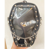 Gothic Punk Coffin Shape Ita Bag Women