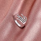 Retro Punk Gothic Vintage Open-end Hand Claw Ring