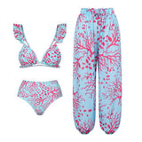 Siamese Conservative Covering Belly Thin Swimsuit French Retro One-piece Bikini