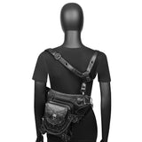 Punk Motorcycle Skull Chain Women's Crossbody Bag - Alternative Gothic Dark Wear | Embrace Dark Aesthetic Men & Women Gothic Clothing