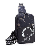 New Style Bag Diagonal Bag Men's Bag Luminous Chest Bag - Alternative Gothic Dark Wear | Embrace Dark Aesthetic Men & Women Gothic Clothing