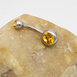 Puncture Hypoallergenic Titanium Steel Navel Buckle Belly Nail