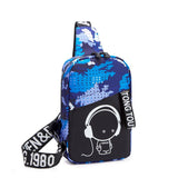 New Style Bag Diagonal Bag Men's Bag Luminous Chest Bag - Alternative Gothic Dark Wear | Embrace Dark Aesthetic Men & Women Gothic Clothing