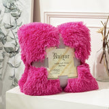 Super Soft Coral Fleece Blanket Warm Cozy Bedding Blanket Fluffy Sofa Bedding Airplane Hotel Throw Sofa Blanket New