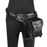 Punk Motorcycle Skull Chain Women's Crossbody Bag - Alternative Gothic Dark Wear | Embrace Dark Aesthetic Men & Women Gothic Clothing