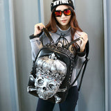 Personality Skull Creative Punk Backpack For Women - Alternative Gothic Dark Wear | Embrace Dark Aesthetic Men & Women Gothic Clothing