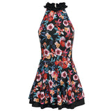 Sanqi One-piece Swimsuit Conservative Lady