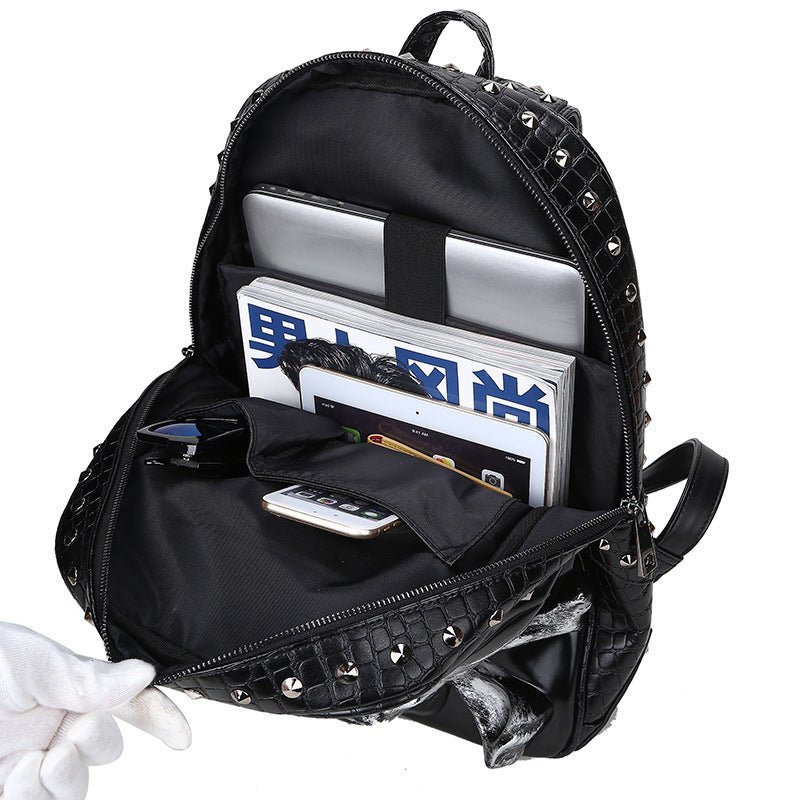 Personality Skull Creative Punk Backpack For Women - Alternative Gothic Dark Wear | Embrace Dark Aesthetic Men & Women Gothic Clothing