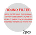 Round filter2pcs