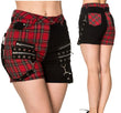 Punk Women Shorts Gothic Fashion Banned Badass Babes Shorts Women Skirt - Alternative Gothic Dark Wear | Embrace Dark Aesthetic Men & Women Gothic Clothing