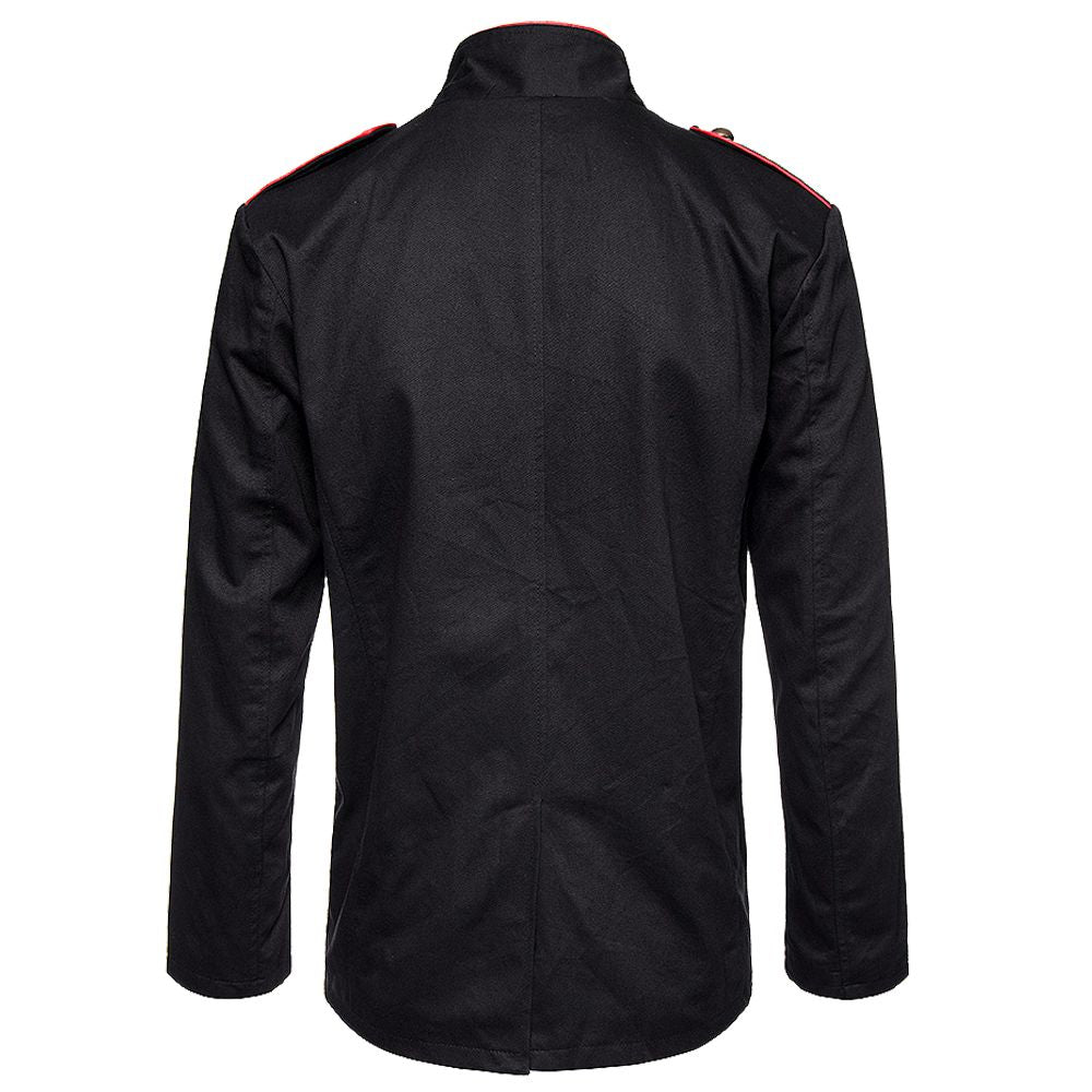 Men Gothic Drummer Boy Military Band Coat | Vintage Parade Style Jacket