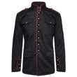 Men Gothic Drummer Boy Military Band Coat | Vintage Parade Style Jacket