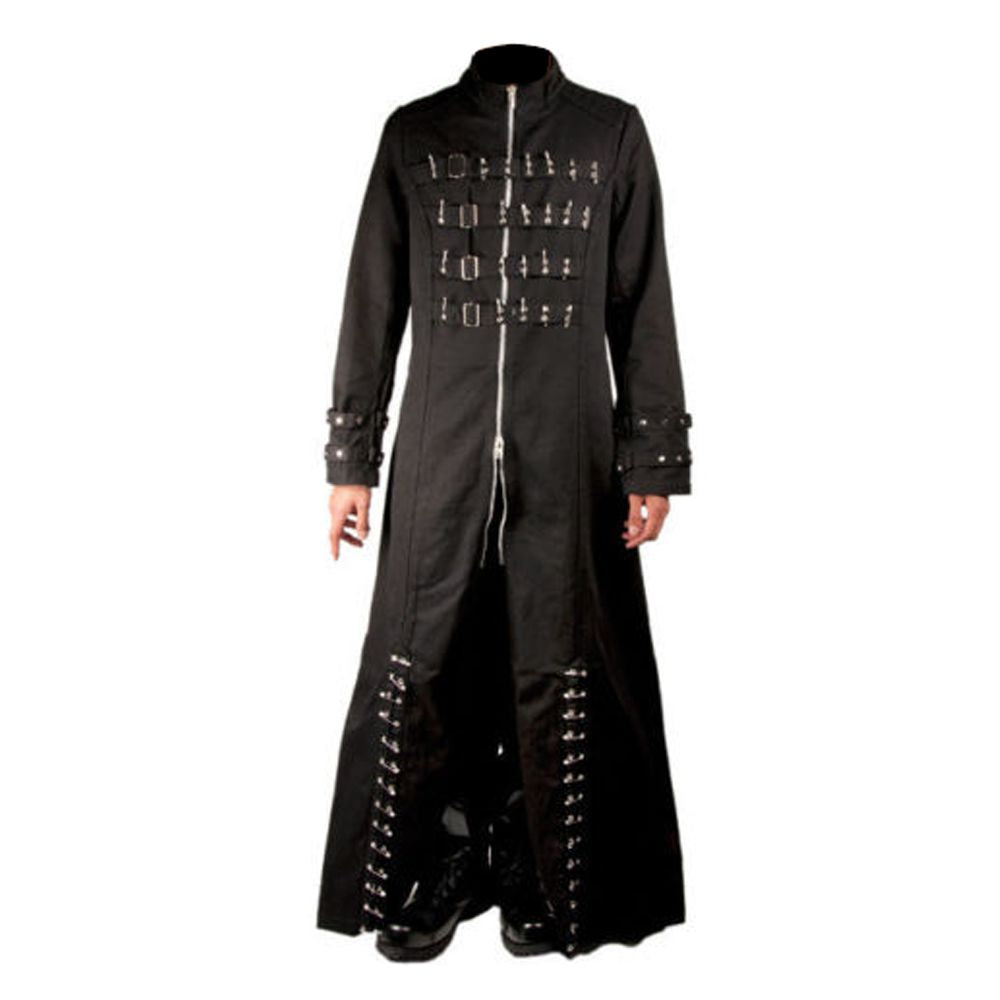 Pinhead Hellraiser Vampire Long Coat | Men Gothic Trench Coat for Dark Alternative Fashion