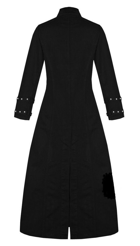 Pinhead Hellraiser Vampire Long Coat | Men Gothic Trench Coat for Dark Alternative Fashion
