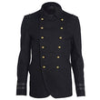 Men Military Style Wool Officer Coat | Classic Wool Trench Overcoat for Winter