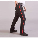 Men Military Officer Style Trouser with Red Stripe | Gothic Fetish Clubwear Pant
