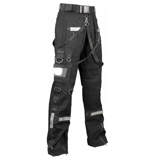 Men Gothic Pant | Dark Streetwear with D-Ring Style Trouser